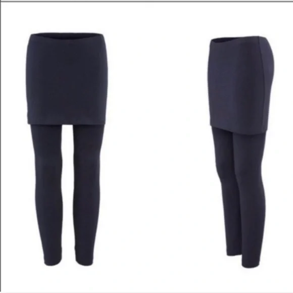 Cabi Navy M’Leggings w/Attached Skirt L - Picture 2 of 6
